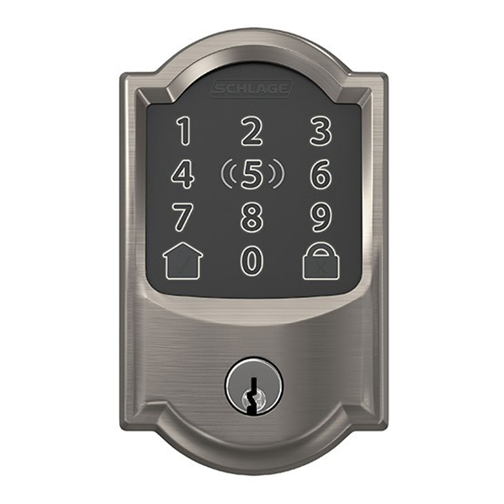 Khóa Cửa Thông Minh – Xu Hướng Nhà Hiện Đại Được Ưa Chuộng Khoa thong minh Schlage Encode Plus mau kim loai mo 1 1