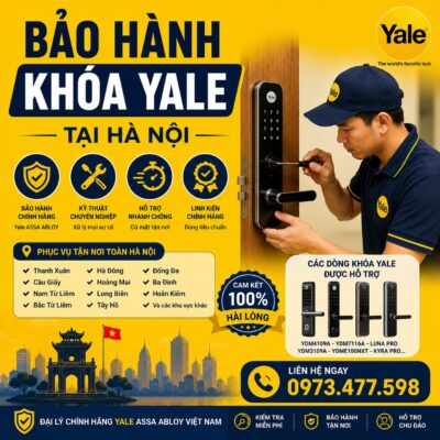 Bảo hành khóa Yale tại Hà Nội