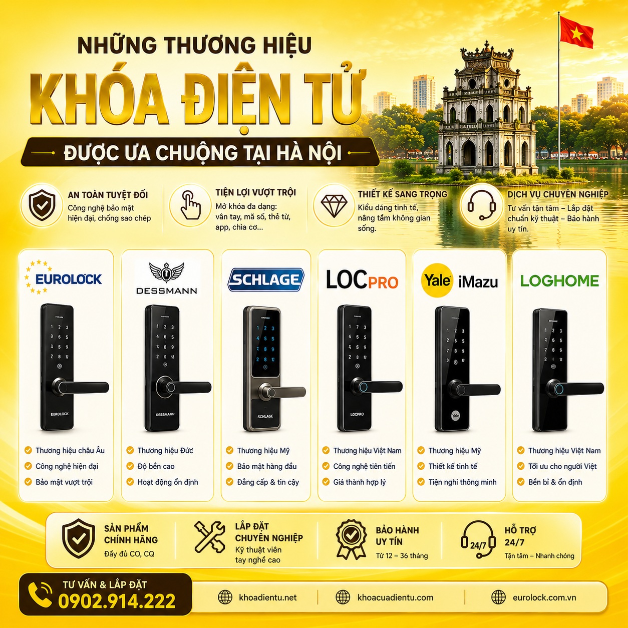 nhung thuong hieu khoa dien tu duoc ua chuong tai ha noi