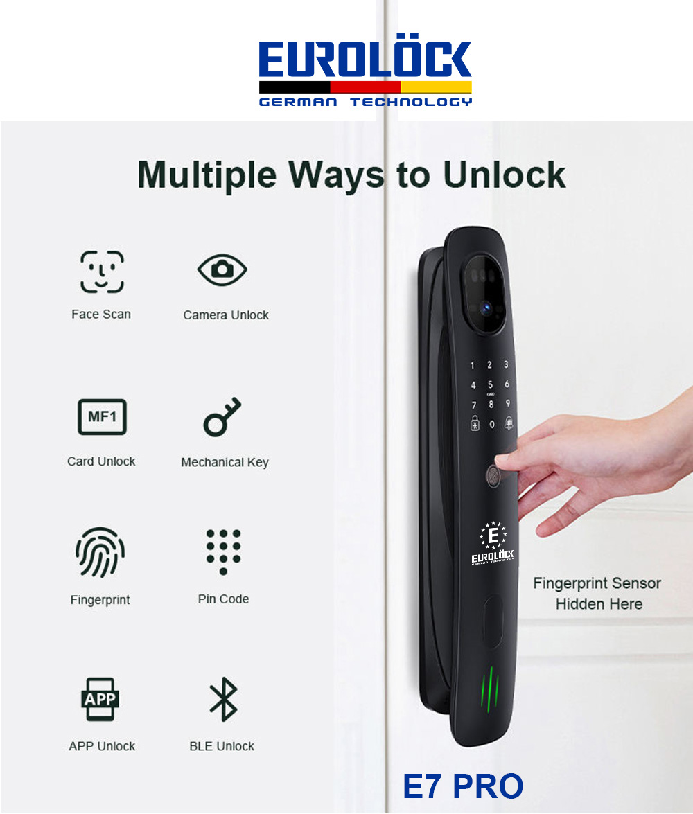 Khóa Khuôn Mặt Eurolock E7 Pro TINH NANG EUROLOCK E7 PRO 2